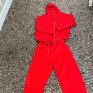 Signature8 Vibrant Red Jogger Set
